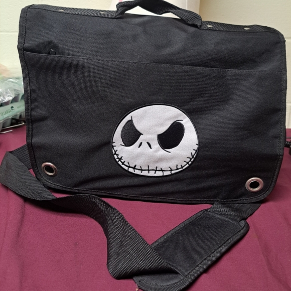 Nightmare Before Christmas Black Messenger Bag. - Picture 9 of 13
